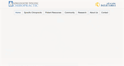 Desktop Screenshot of lowcountrychiro.com